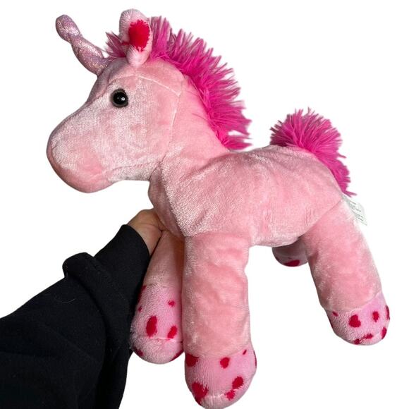 UNBRANDED Stuffed Animal Pink Unicorn Cute Girly Horse Soft - Picture 2 of 2